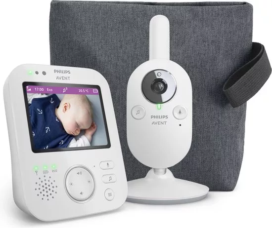 Philips Avent SCD892/26 Philips Avent SCD892/26 videobabyfoon met camera, biedt betrouwbare videomonitoring en nachtzicht, ideaal voor het veilig en gemakkelijk bewaken van je baby vanuit elke ruimte in huis.